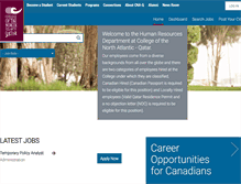 Tablet Screenshot of careers.cna-qatar.com