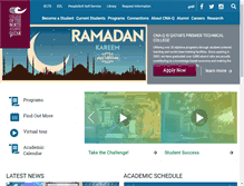 Tablet Screenshot of cna-qatar.com